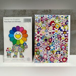 Takashi Murakami - Flower Parent & Child Sticker & Letter / Envelope Set (NEW)